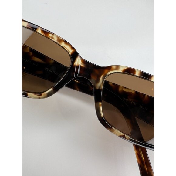 Frames Only Gucci Sunglasses 1998 Vintage Brown Tortoise Rectangle